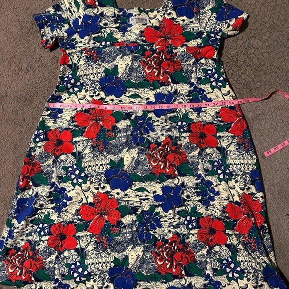 Key West Hand Print vintage size Large knit dress. Fits like XL. EUC Perfect - Picture 7 of 10